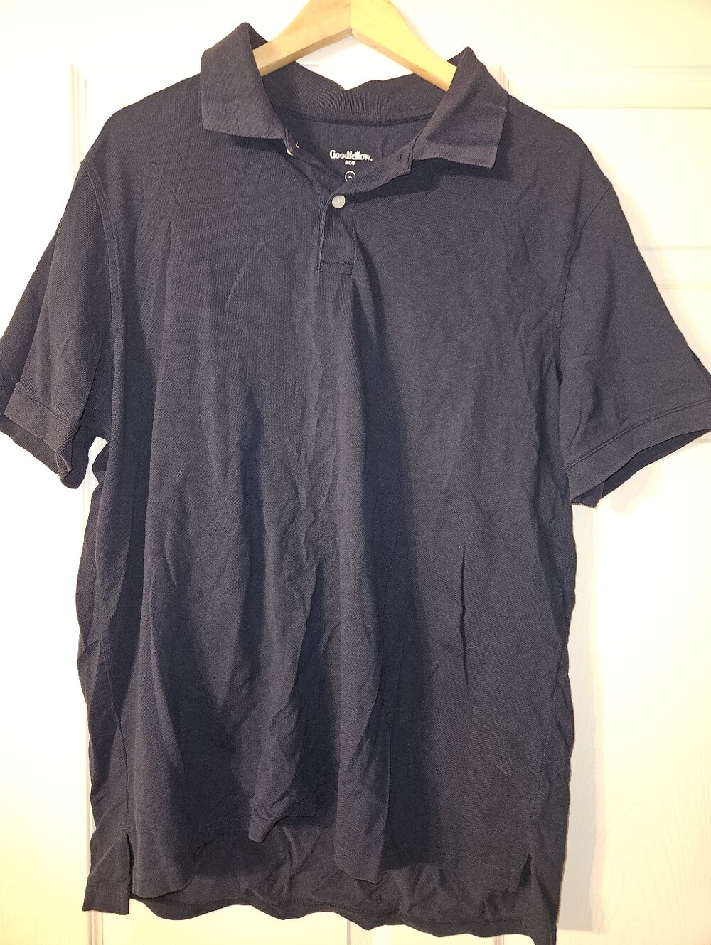 Goodfellow & Co Navy Short-Sleeve Polo